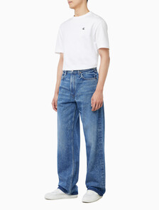 Buy 배기핏 진 in color Mid Blue