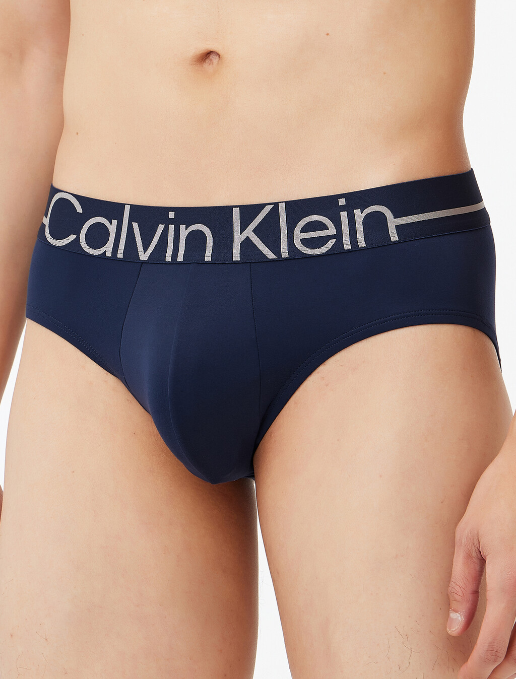 Buy 남성 뉴 사인 로고 힙브리프 in color BLUE SHADOW