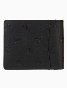 Buy 남성 CKJ AOP 빌폴드 지갑 in color BLACK