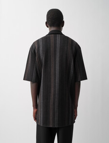 Buy COLE MENS JACQUARD POLO in color BLACK