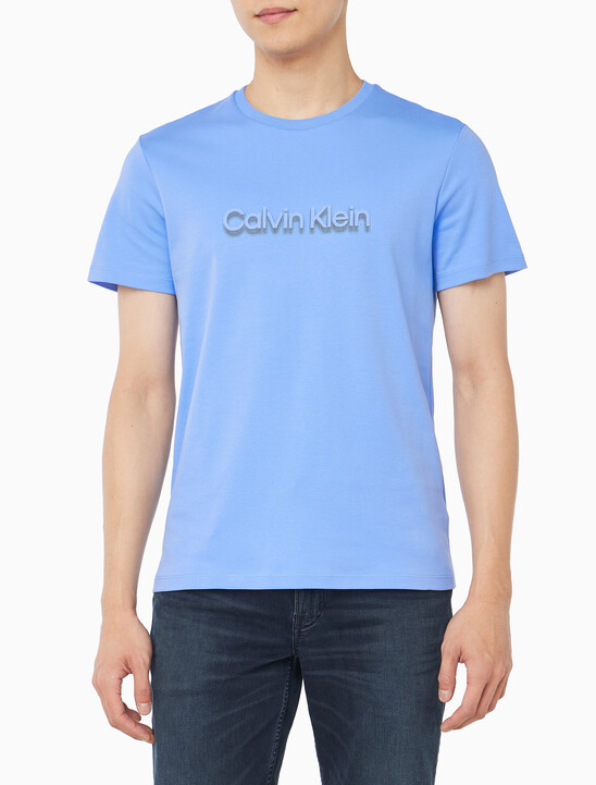 슬림핏 캘빈클라인 로고 티