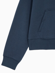 Buy 여성 아카이브 로고 플리스 후디 in color NAVY