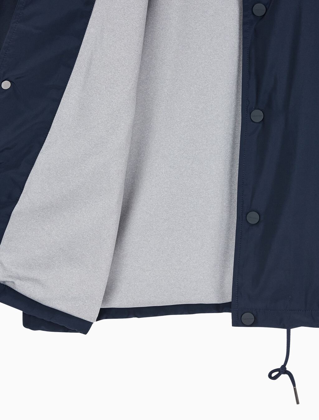 Buy 남성 나일론 클래식 코치 자켓 in color DARK SAPPHIRE