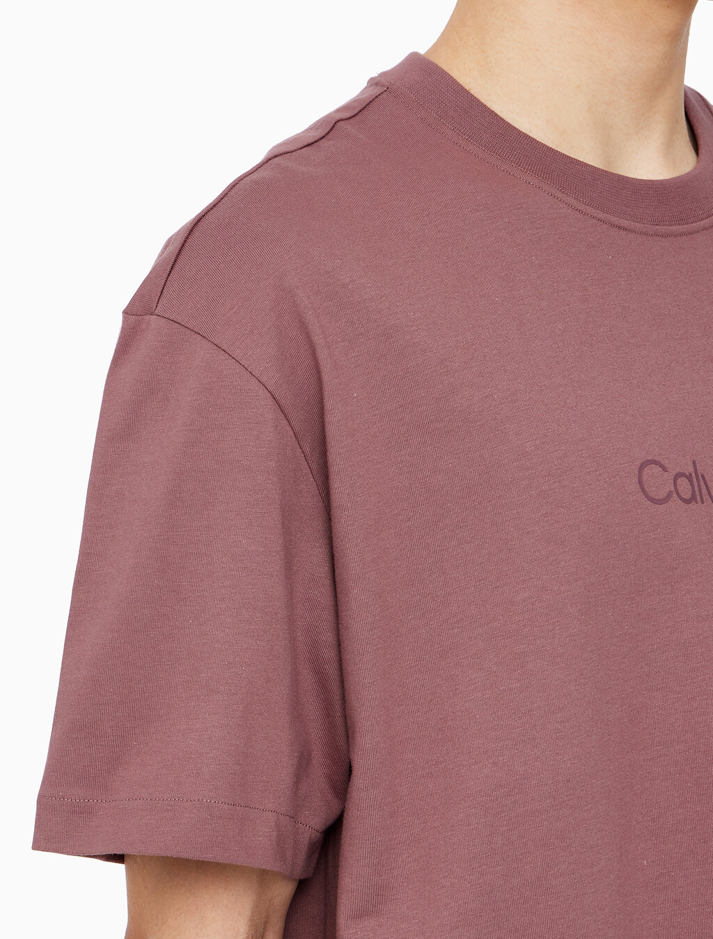 Buy 남성 릴렉스핏 헤비 코튼 크루넥 반팔 티셔츠&nbsp; in color CAPRI ROSE