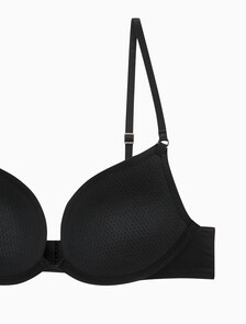 Buy 여성 미니멀리스트 AF 푸쉬업 브라 in color BLACK