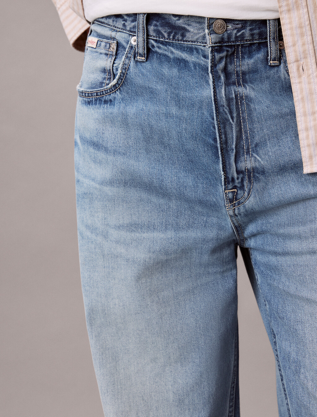 Buy 배기핏 에코 쿨 진 in color Light Blue