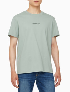 Buy 남성 레귤러핏 그래픽 반팔 티셔츠 in color KHAKI GREY