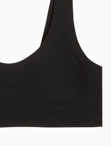 Buy 여성 인비져블 소프트 서포트 AF 라이틀리 라인드 브라렛 in color BLACK