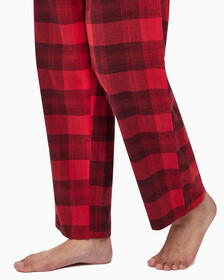 Buy 남성 CK 퓨어 플란넬 팬츠 in color RED BLACK FLANNEL
