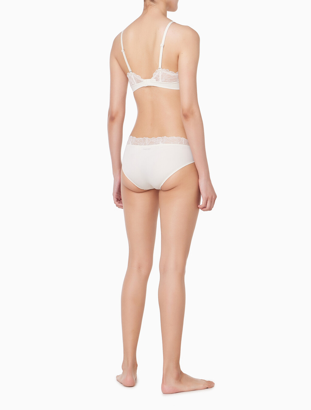 Buy 여성 퍼펙틀리 핏 레이스 AF 힙스터 in color BONE WHITE