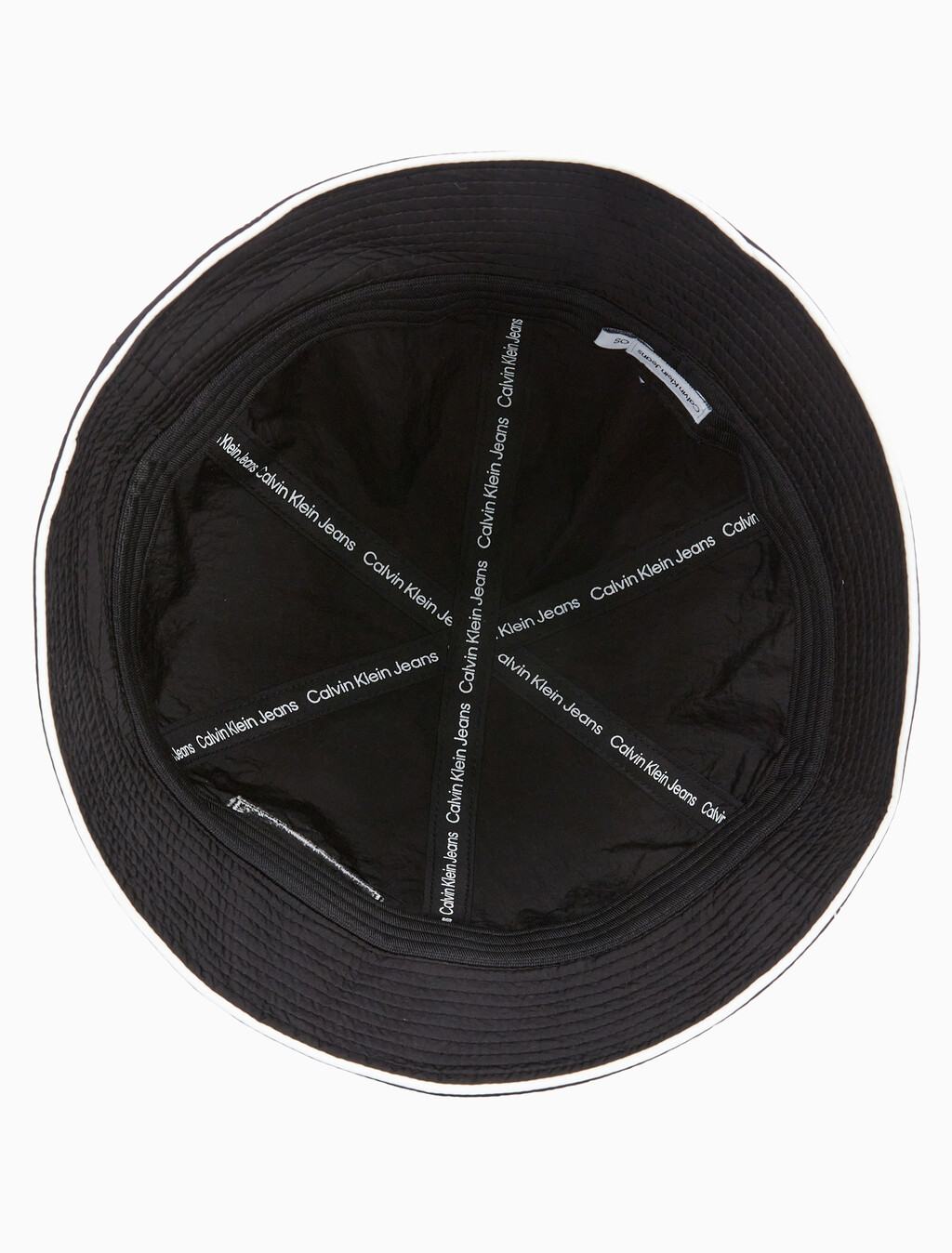 Buy 남녀공용 CKJ 시티 나일론 모노그램 버킷햇 in color BLACK