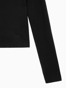 Buy 여성 컷 아웃 탑 in color CK BLACK