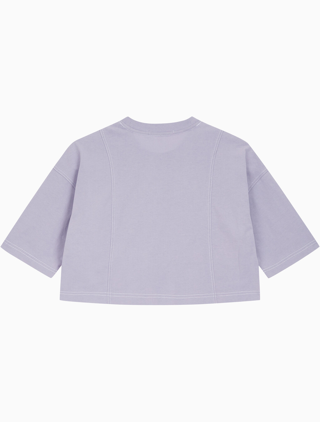 Buy 여성 패션 오버핏 크롭티 in color LAVENDER