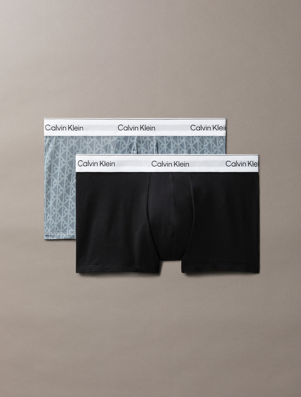 Buy 남성 아이콘 코튼 스트레치 2PK 트렁크 in color Green/Black