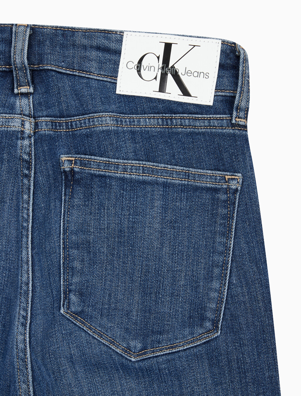 Buy 여성 플레어 핏 기모 다크블루 데님 in color BLUE BLACK HANGER LOOP