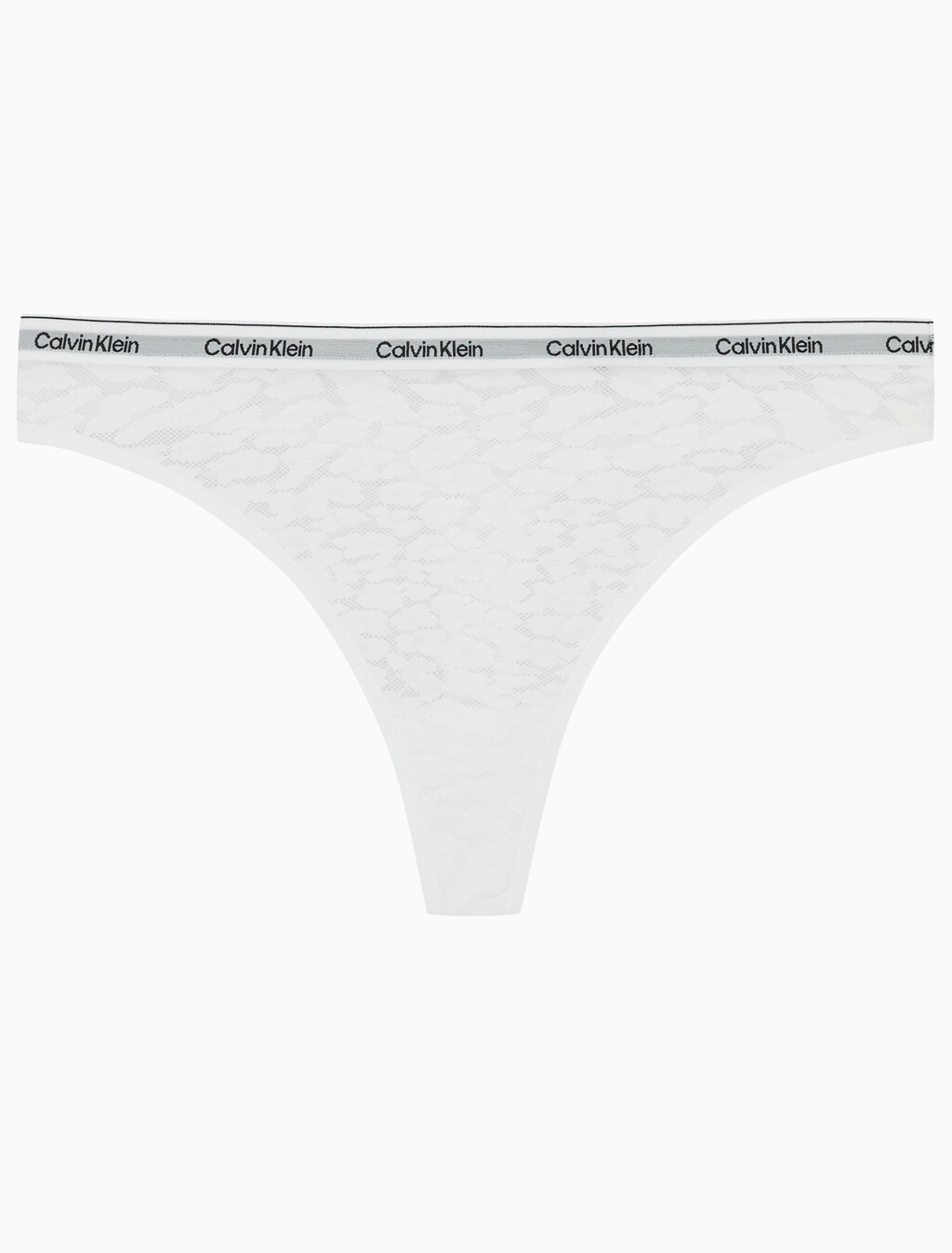 Buy 여성 CK 모던 레이스 하이레그 T팬티 in color WHITE