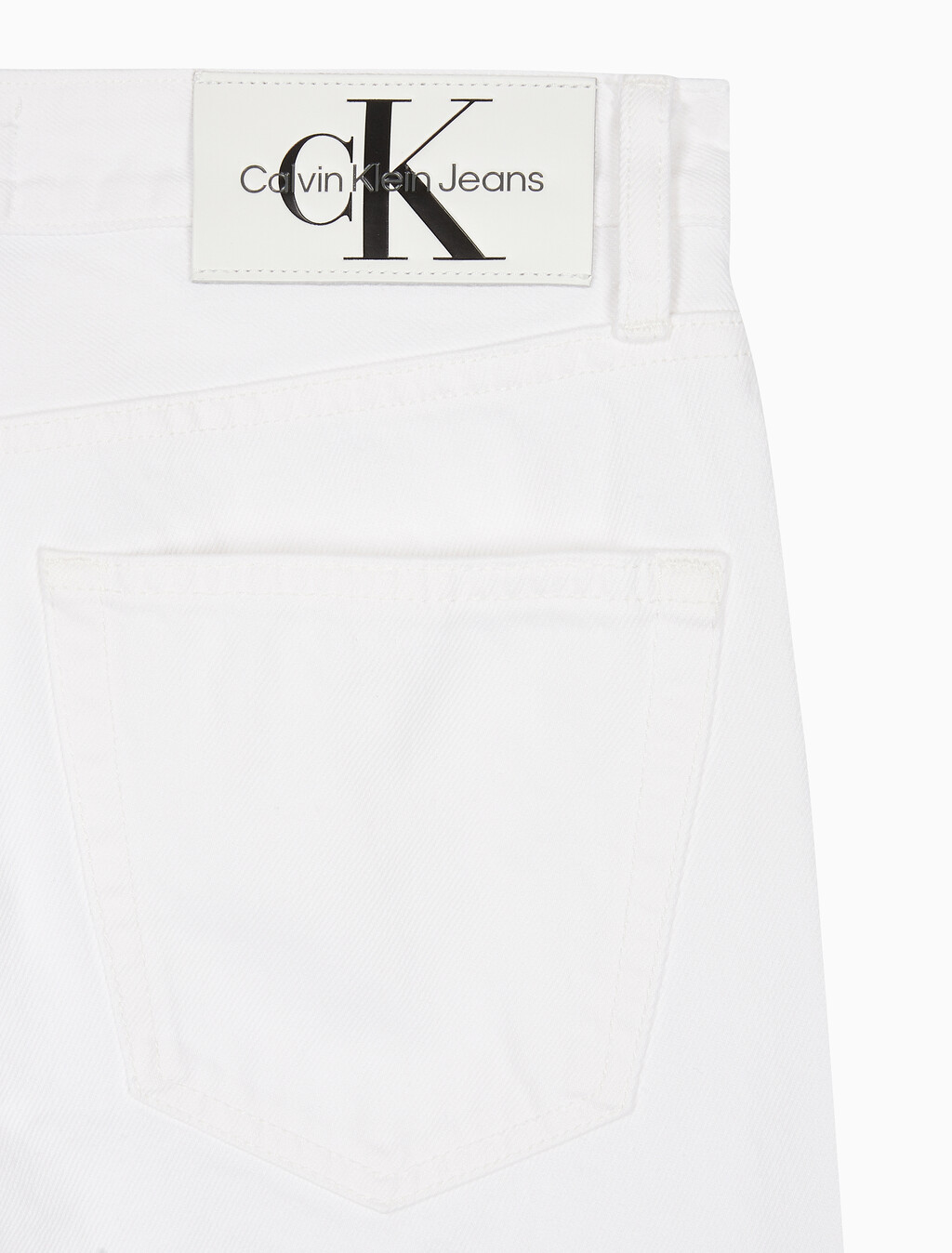 Buy 남성 어센틱 스트레이트핏 화이트 데님 in color CHALKY BLUE