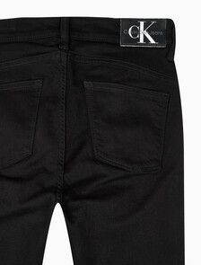 Buy 여성 하이라이즈 바디슬림 부츠핏 앵클 블랙 데님 in color WASHED BLACK LOGO LACE