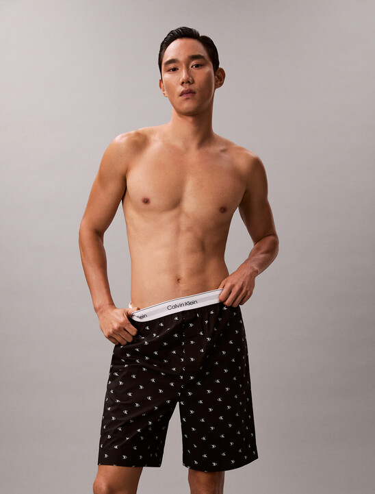 남성 코튼 포플린 슬립 쇼츠