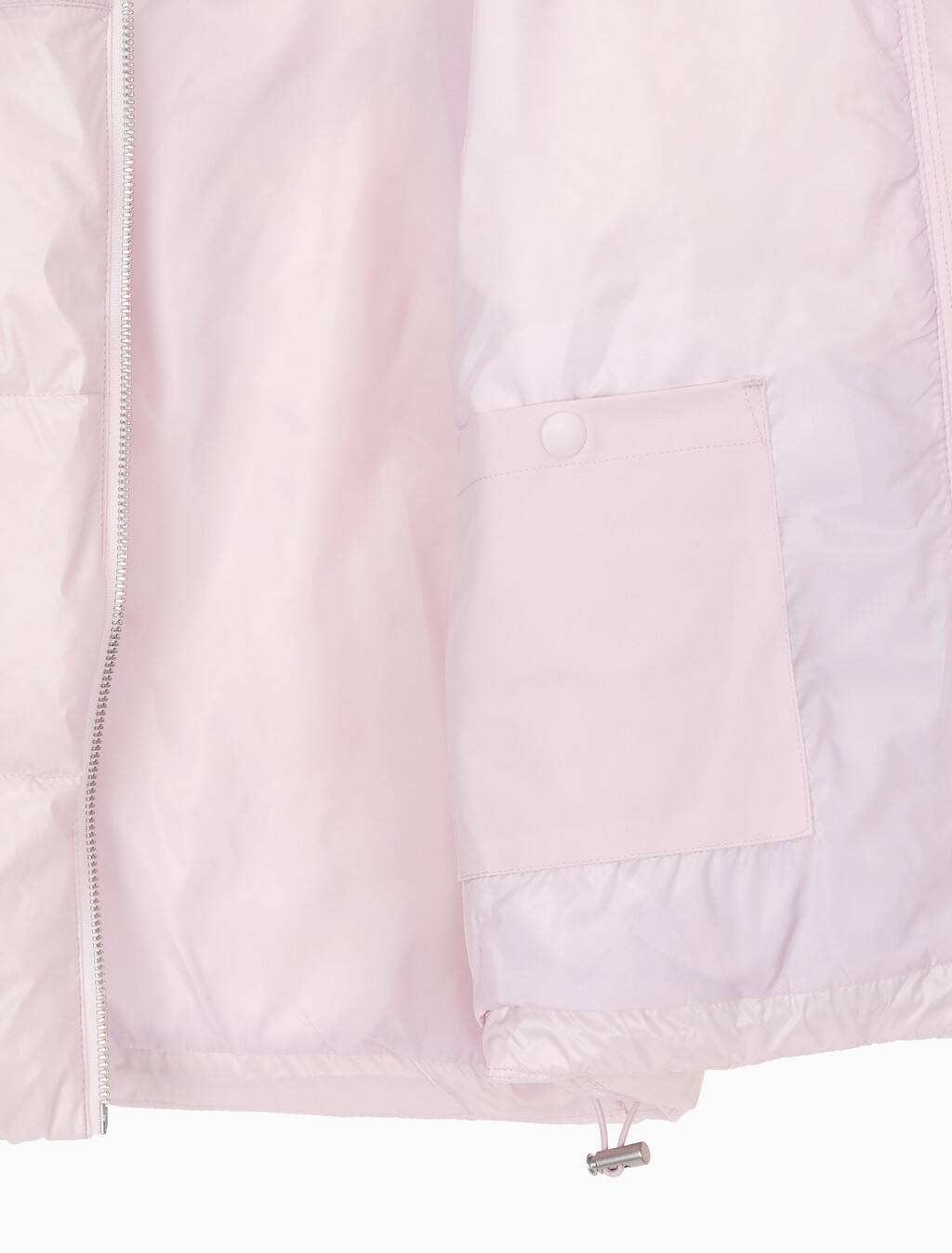 Buy 여성 매트 블라킹 샤인 다운 자켓 in color Pink