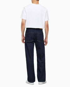 Buy 남성 스트레이트핏 린스 데님 in color CK RAW SELVEDGE