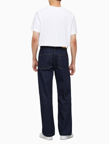 Buy 남성 스트레이트핏 린스 데님 in color CK RAW SELVEDGE