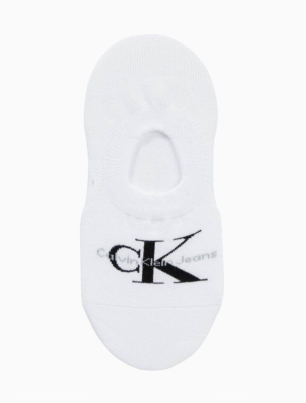 Buy 여성 콤드 코튼 모노그램 라이너 삭스 (화이트 1 PAIR) in color WHITE