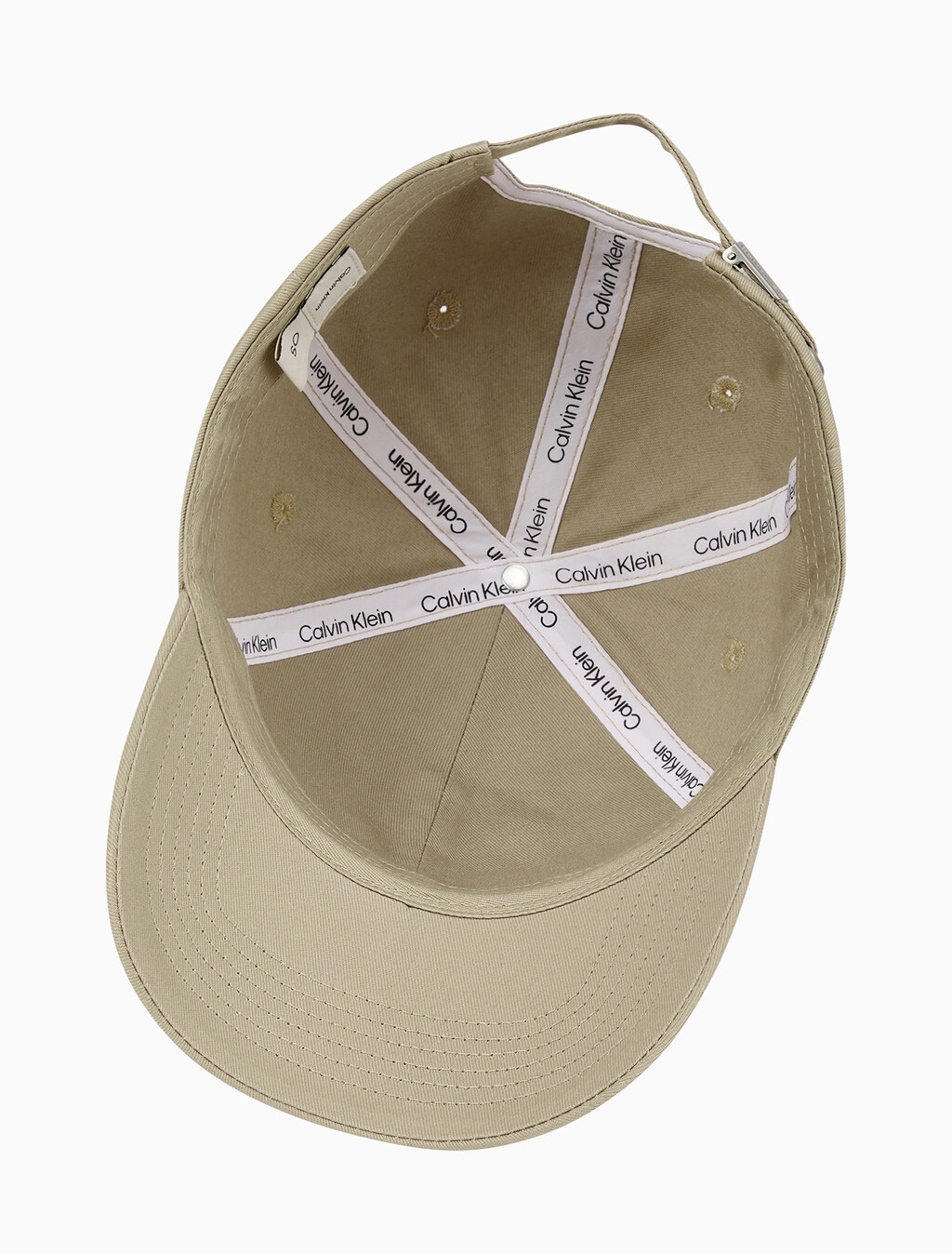Buy 남녀공용 CKJ 모노그램 엠브로이더리 볼캡 in color CROCKERY