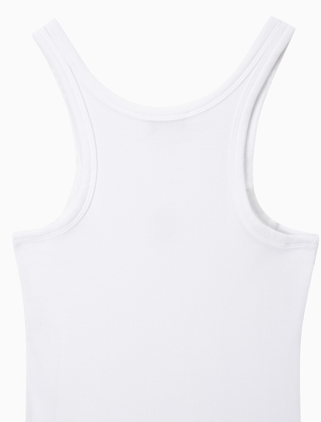 Buy 여성 코튼 컨투어 립 CK 탱크 in color BRILLIANT WHITE