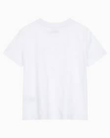 Buy 여성 릴렉스핏 아카이브 로고 크루넥 반팔 티셔츠 in color BRILLIANT WHITE