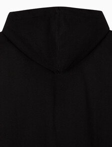 Buy 여성 아카이브 로고 프렌치 테리 풀집업 후디 in color BLACK