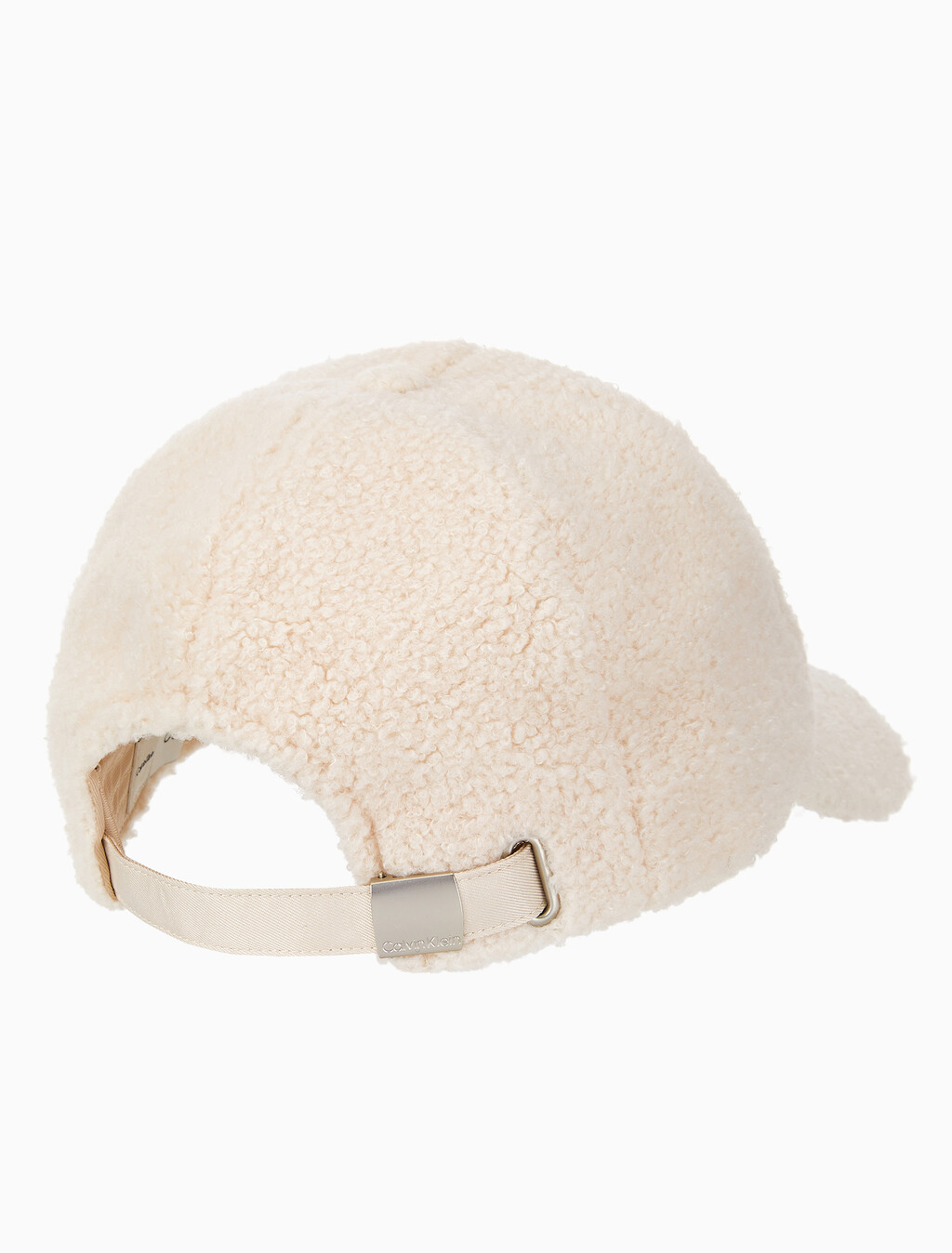 Buy 남녀공용  우븐 패치 로고 부클 볼캡 in color IVORY