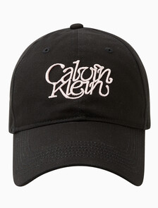 Buy 남녀공용  캘빈 그래픽 로고 볼캡 in color BLACK