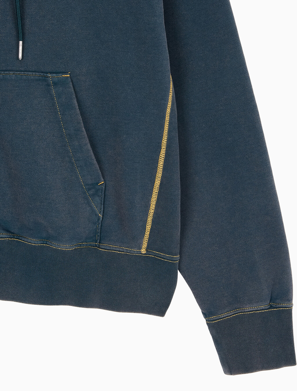 Buy 남성 워시드 프리미엄 빈티지 로고 후드집업 in color Navy