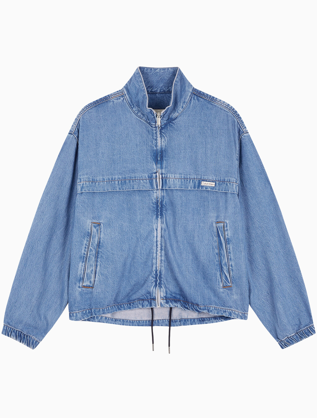 Buy 남성 레귤러핏 블루 데님 윈드 브레이커 자켓 in color BLUE RETROGRADE
