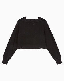 Buy 여성 투인원 패션 가디건 in color CK BLACK