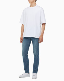Buy 남성 숏슬리브 컴팩트 저지 티 in color BRILLIANT WHITE
