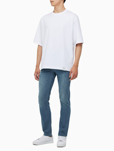 Buy 남성 숏슬리브 컴팩트 저지 티 in color BRILLIANT WHITE