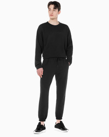 Buy 남성 릴렉스 핏 에센셜 스웻팬츠 in color BLACK