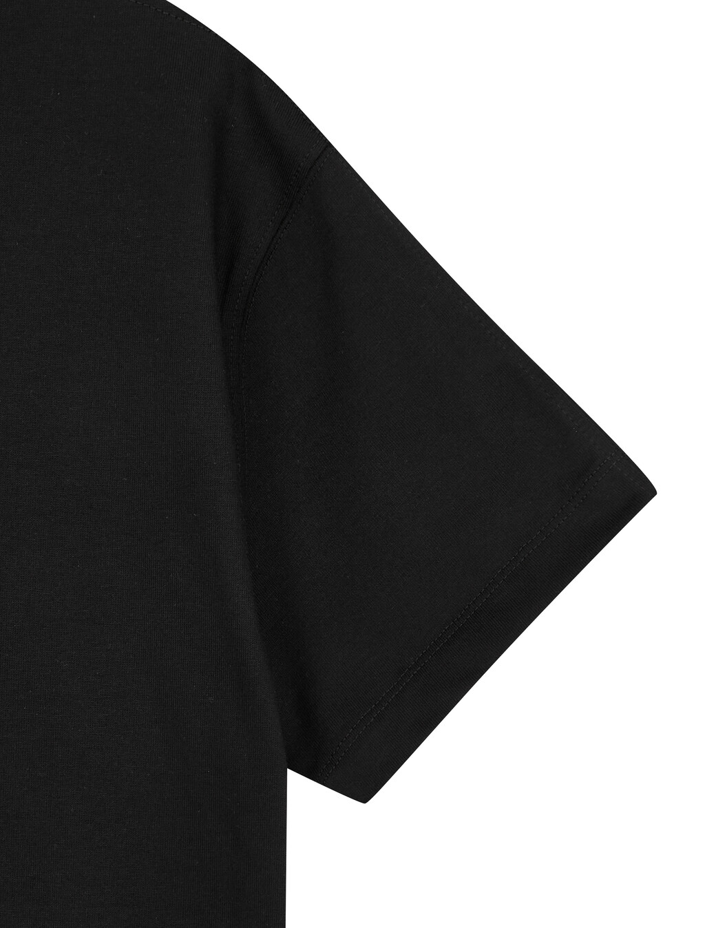 Buy 여성 크롭 반팔 티셔츠 in color BLACK