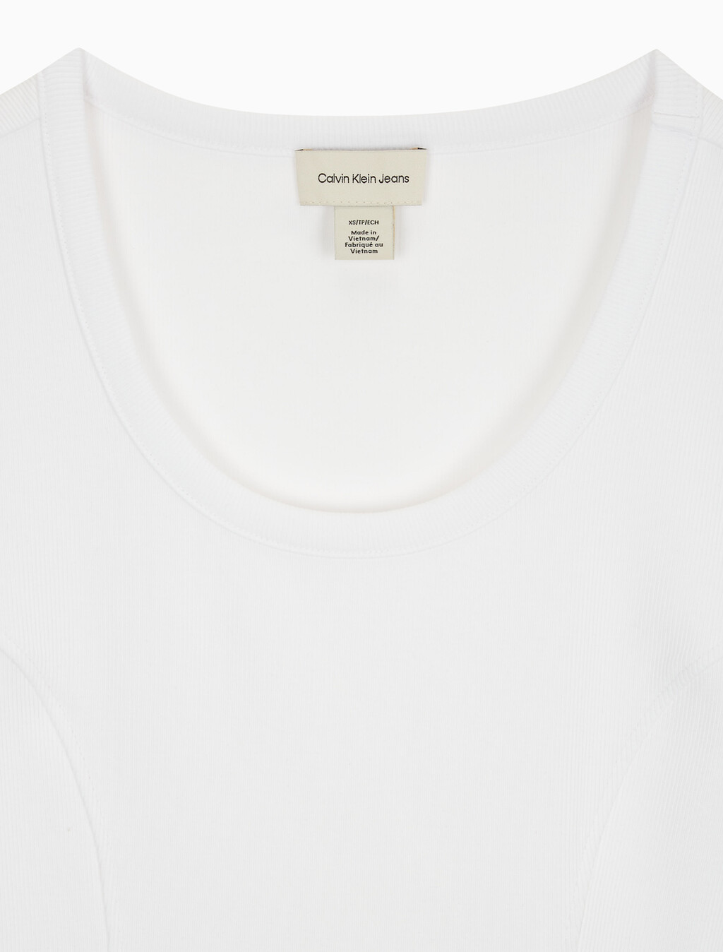 Buy 여성 슬림핏 컷 오프 크롭 반팔 티셔츠 in color BRILLIANT WHITE