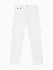 Buy 남성 어센틱 스트레이트핏 화이트 데님 in color CHALKY BLUE