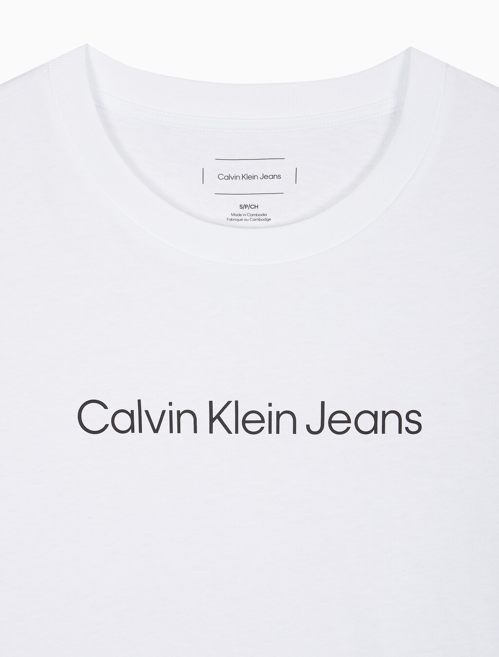 Buy 여성 인스티 로고 스트레이트핏 반팔 티셔츠 in color BRILLIANT WHITE
