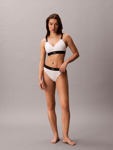 Buy 여성 CK 그래픽 AF 브라렛 in color WHITE