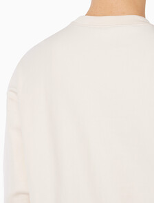 Buy 남성 프리미엄 테리 모노그램 크루넥 스웻셔츠 in color Ivory