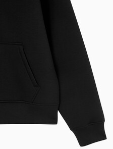 Buy 여성 크롭 오버사이즈 스웻셔츠 in color BLACK