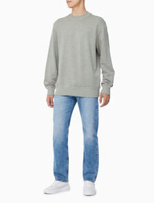 Buy 남성 릴렉스핏 빈티지 워시 맨투맨 스웻셔츠 in color KHAKI BEIGE