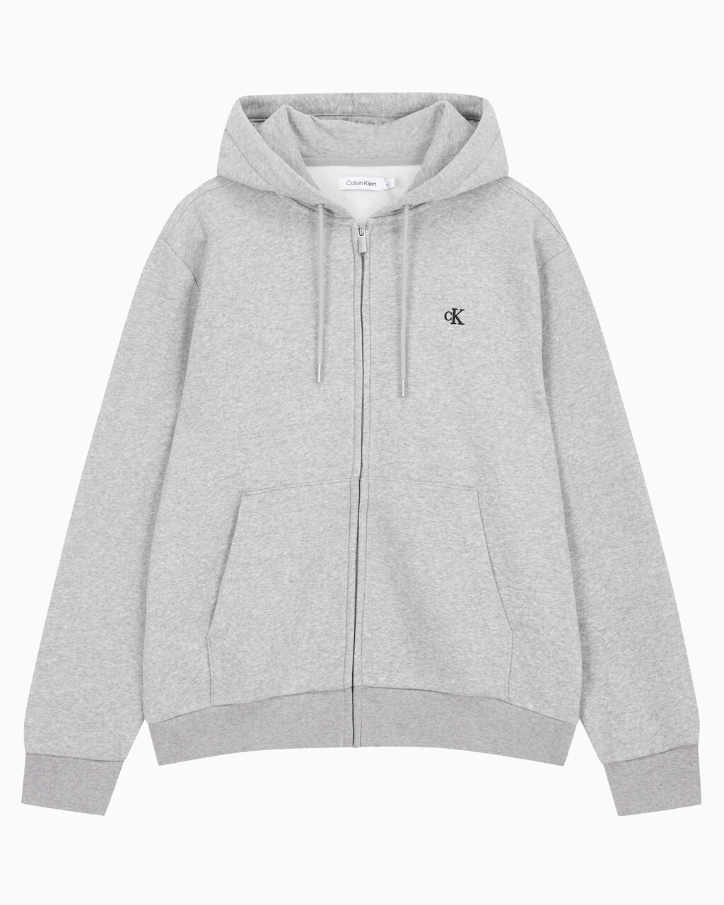 Buy 남성 아카이브 로고 플리스 집업 후디 in color HEROIC GREY HEATHER CM1BK 08
