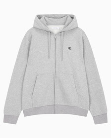 Buy 남성 아카이브 로고 플리스 집업 후디 in color HEROIC GREY HEATHER CM1BK 08