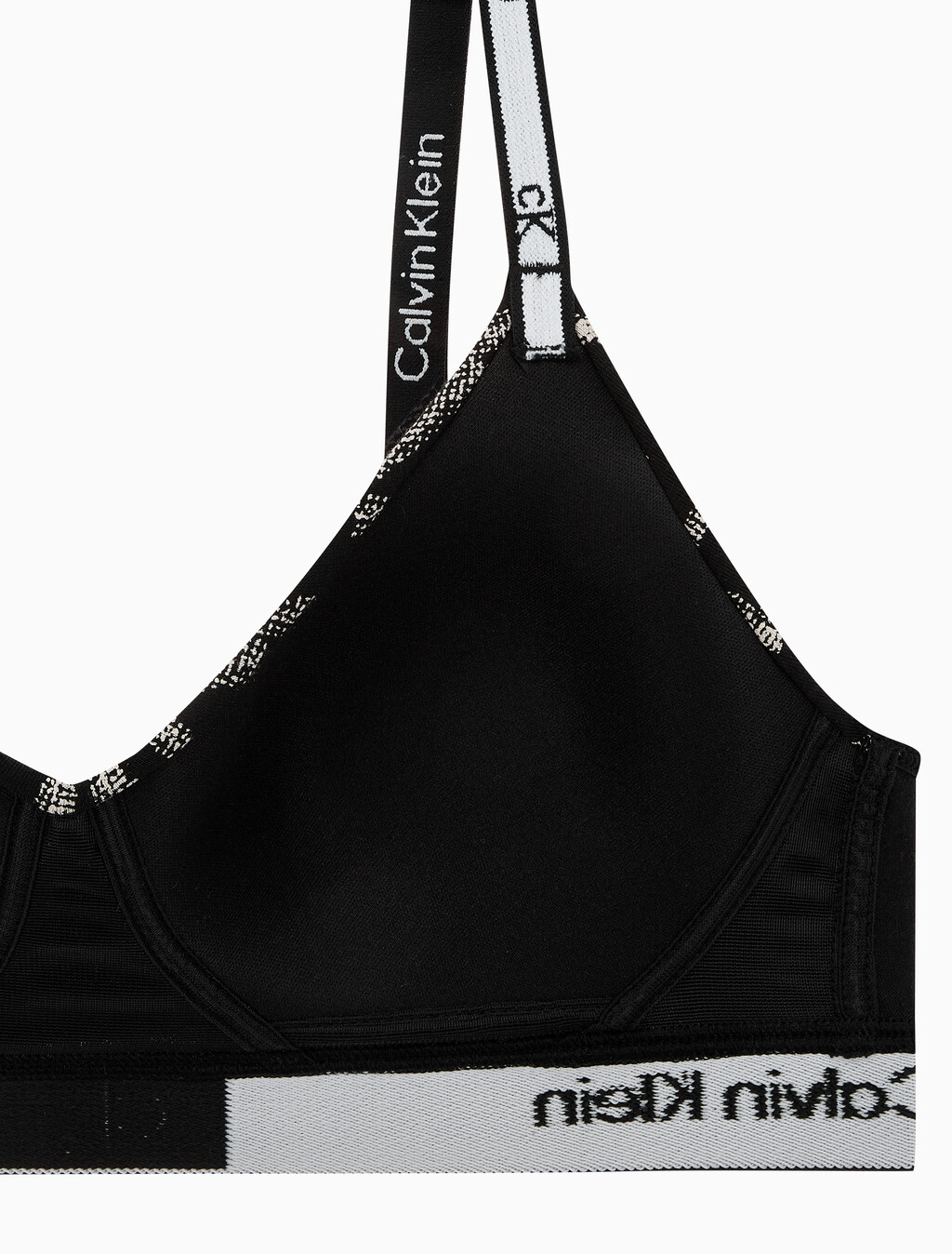 Buy 여성 1996 코튼 AF 라이틀리 라인드 브라렛 in color LOGO BLACK